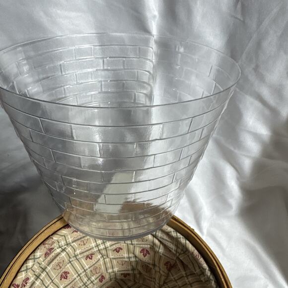 Longaberger 2003 Heritage Days Pail Basket, Liner, Protector USA Handmade EUC - Picture 3 of 12
